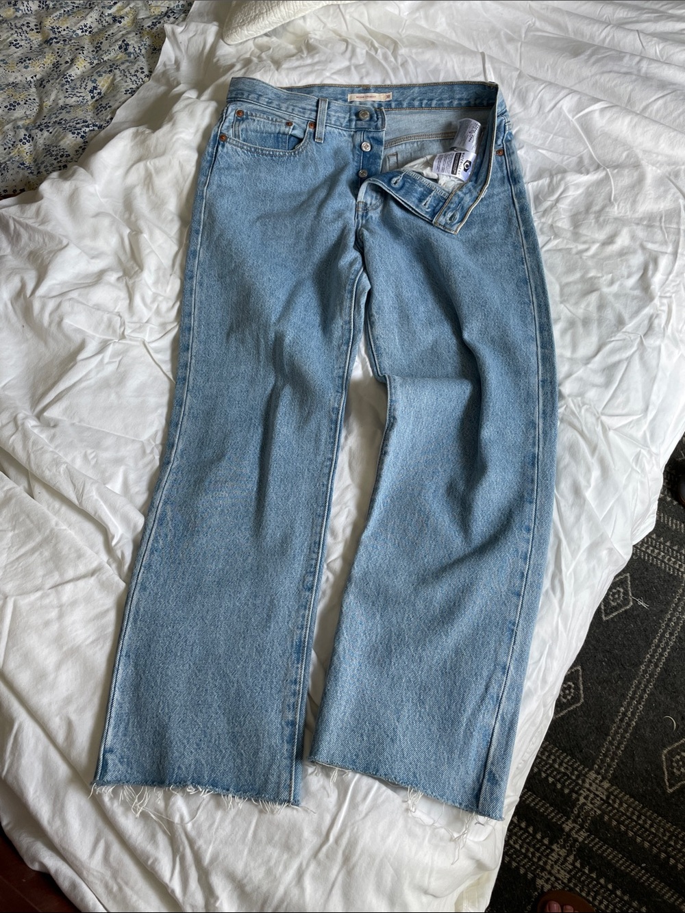 Levi's Light Blue Straight-Leg Jeans